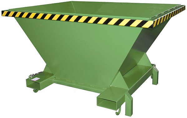 Siilokontti matala Vihreä Bauer SBT RAL 6011