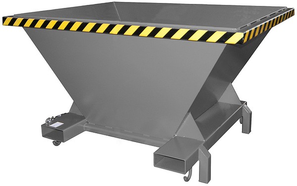 Siilokontti matala Harmaa Bauer SBT RAL 7005