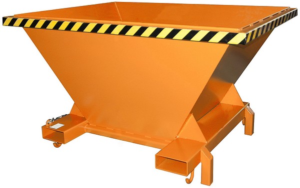 Siilokontti matala Keltaoranssi Bauer SBT RAL 2000