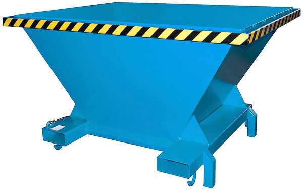 Siilokontti matala Sininen Bauer SBT RAL 5012