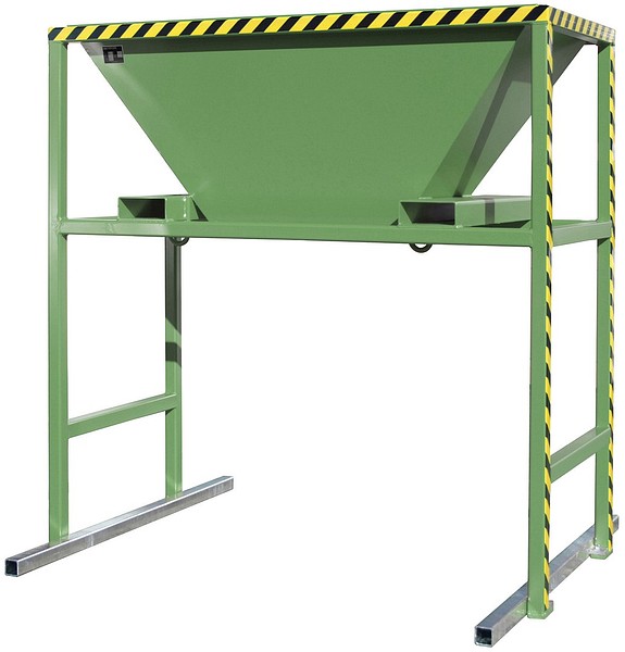 Siilokontti siirreltävä Vihreä Bauer BTM RAL 6011