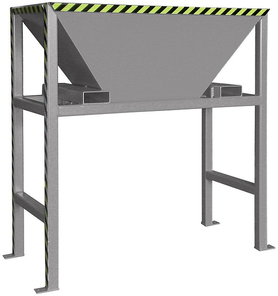 Siilokontti jaloilla Harmaa Bauer BTS RAL 7005