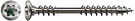 SPAX Facade screw 4,5x70 T20 A2
