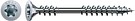 SPAX raised csk  3,5x20 PZ2 nickel