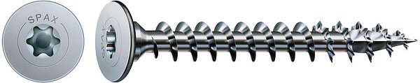 SPAX furniture screw 4x25 T20 WIROX Flat flange head  300pcs/box