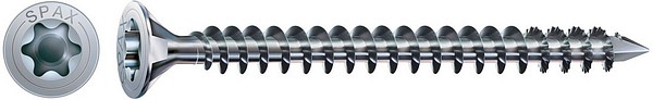 SPAX wood constr. 8x425 T40 WIROX Countersunk full thread 50pcs/box