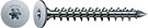 SPAX furnit. screw 3,5x40 T20 WIROX