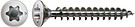 SPAX Raised head screw A2 TX