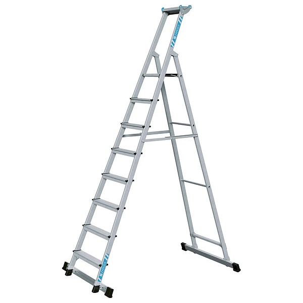 Trappstege XLstep S 8 steg Zarges XLstep S stegfot 2 x 1,2m