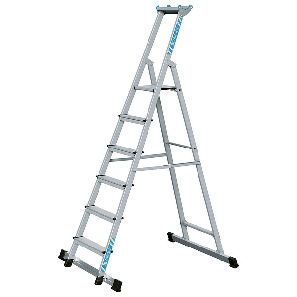 Askelmatikas XLstep S 6-ask Zarges 41093FI tukipalkit 2 x 1,0m