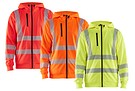 Highvis huppari vetoketjulla BLÅKLÄDER 35652538