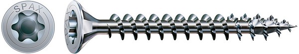 SPAX universal 4,5x50 T20 WIROX Countersunk full thread 200 pcs/box