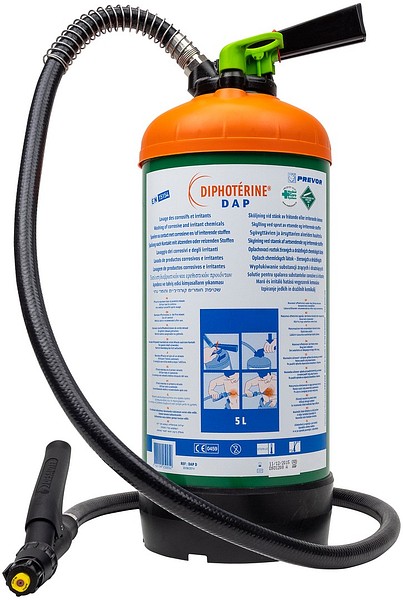 Diphoterine 5L DAP Steriili, siirrettävä, vartalo