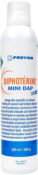 Diphoterine 200ml Mini spray, kertakäyttö, <9% pinta-ala