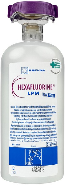 Silmänhuuhtelu Hexafluorine  