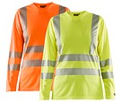 Naisten highvis pitkähihainen t-paita, UV-suoja BLÅKLÄDER 34851013