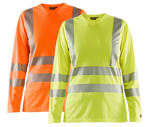 Naisten highvis pitkähihainen t-paita, UV-suoja BLÅKLÄDER 34851013  
