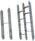 Divider set tool trolleys grey
