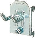 Hook double 1bs.plate 38x11 mm