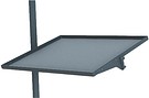 Shelf double grey 875x610