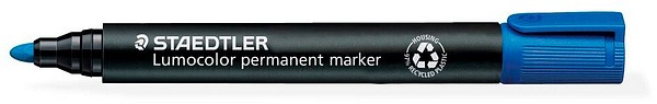 Staedtler Lumocolor 352 huopakynä Sininen, pyöreäkärkinen, 2mm