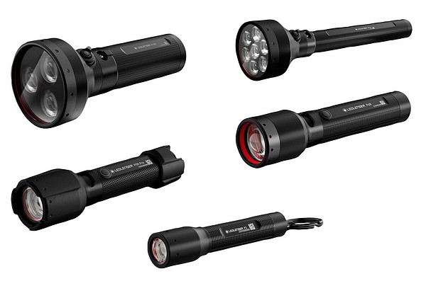 Ledlenser P-series rechargeable hand lamps  