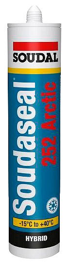 Soudal Soudaseal 252 Arctic 290ml 164649 vit limmassa 12st/låda