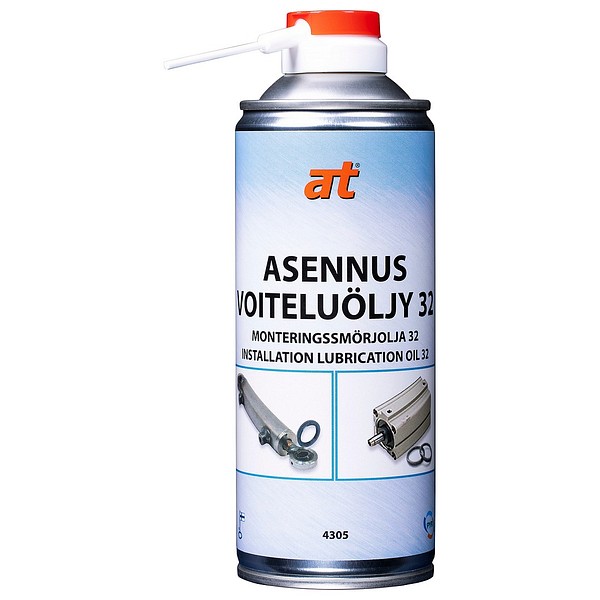 AT Asennusvoiteluöljy 32 400/520ml 4305 12 kpl/ltk