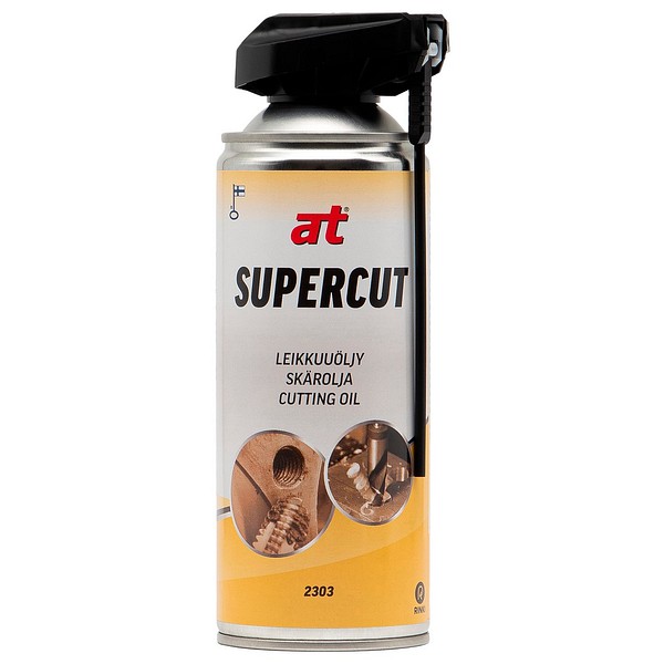 AT Supercut spray 400/520ml 2303 työstö-öljy 12 kpl/ltk