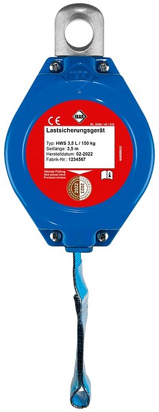 Load arrestor Ikar 150kg 3,5m Retractable cable aluminum case