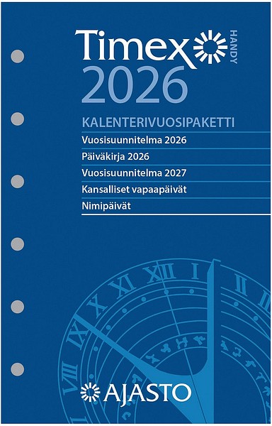 Timex Handy 2026 insert blue, annual insert for cover