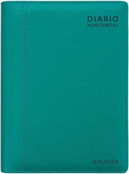 Bordskalender Diario Horizontal 2026, petrol, 130x185mm