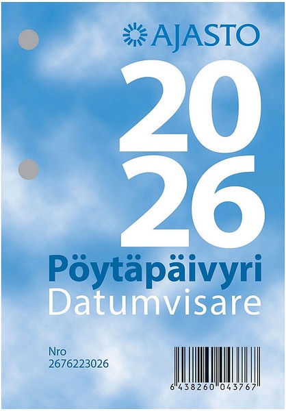 Pöytäpäivyri/Datumsvisare 2026 83x119mm