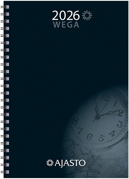 Pöytäkalenteri Wega-vuosipaketti 2026, 148x210mm parikierresidottu