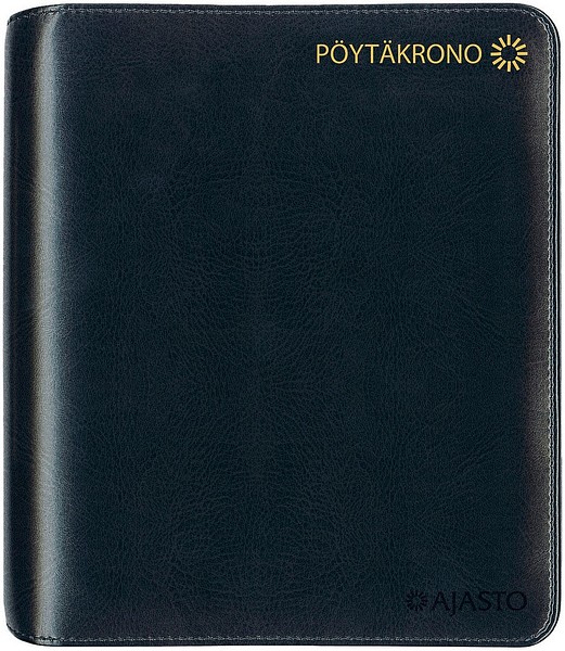 Pöytäkalenteri Pöytäkrono 2026 Musta, 148x210mm
