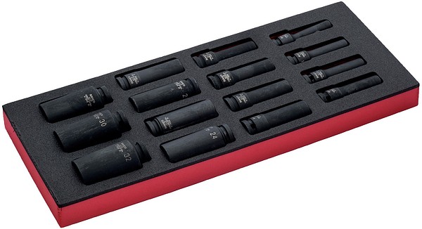 Bahco fit & Go iskuhylsysarja 1/2'' 15-osaa  