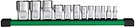 Hylsyt ETORX 1/4” 3/8” 1/2” 12kpl