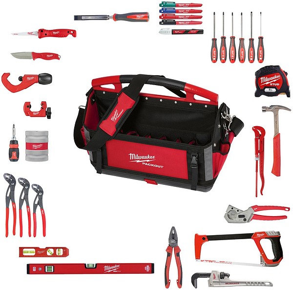 LVI sarja PACKOUT 38kpl Milwaukee 4932501191