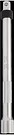 Jatkovarsi lukittava 1/2 254MM