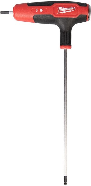 Insexskruvmejsel T-handtag 3mm Milwaukee 4932498680