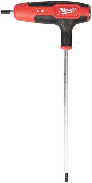 Insexskruvmejsel T-handtag 4mm Milwaukee 4932498682