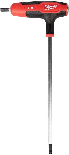 Insexskruvmejsel T-handtag 6mm Milwaukee 4932498685
