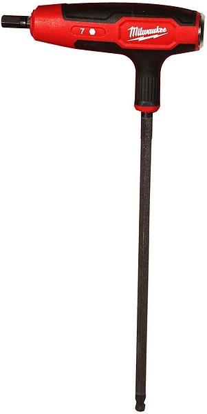 Insexskruvmejsel T-handtag 7mm Milwaukee 4932498686