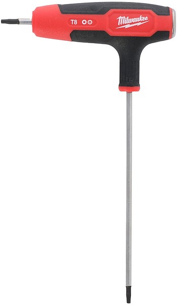 Torx skruvmejsel T-handtag T8 Milwaukee 4932498693