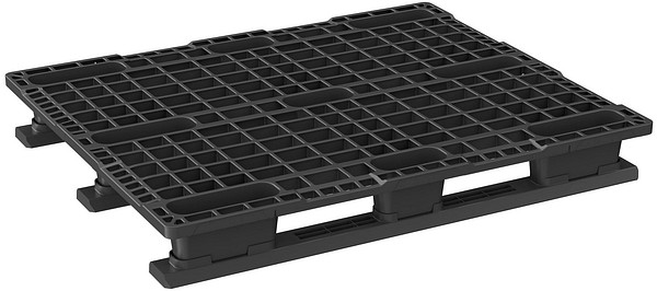 Plastic pallet 1200x1000mm S-F SF1000NL/S-99-ASS 16pc/stack