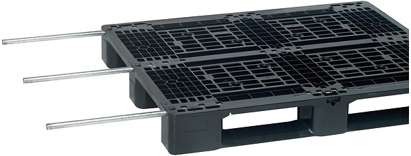 Plastic pallet 1200x1000mm S-F SF1000PES/3/S/3B-99-ASS 16pc