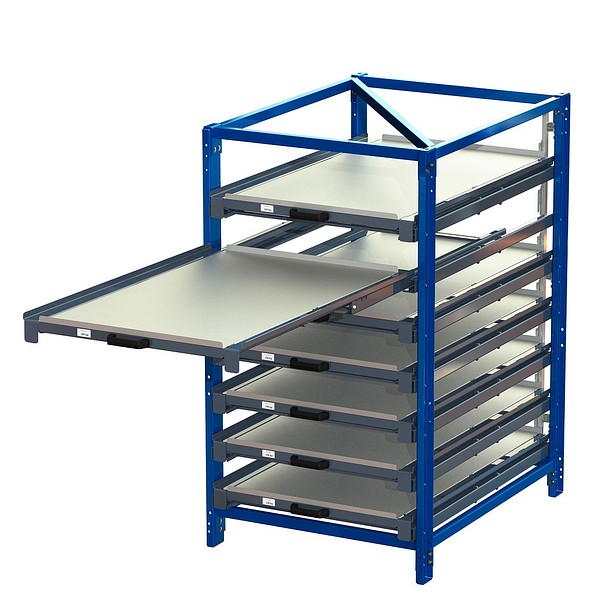 Storage module 100% 0,15t SS 22 127-1 with lock