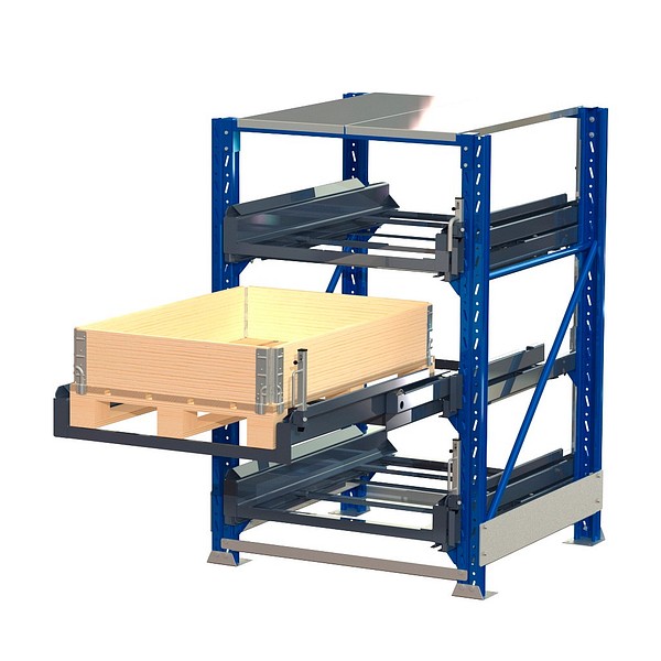 Storage module 100% 0,6t EUR SS 15 123-1 with lock