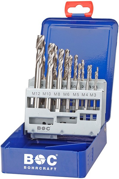 4152 MGB14-S M3-12 kierretappisarja Bohrcraft 41521410014 DIN 371 HSS-C