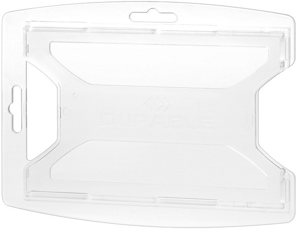 Henkilökorttipidin kirkas Durable 1 895119 yhdelle kortille